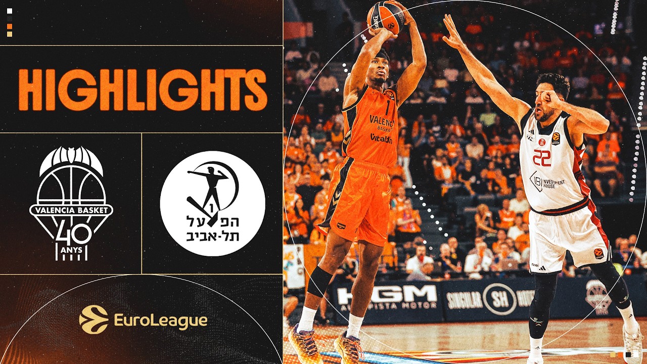 🏀 HIGHLIGHTS | J4 EuroLeague vs Hapoel IBI Tel Aviv (93-82) Valencia Basket