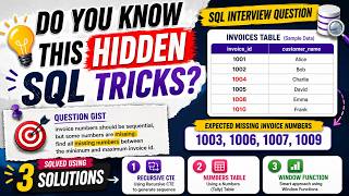 SQL Interview Question | SQL Practice Question Every Data Analyst Should Know