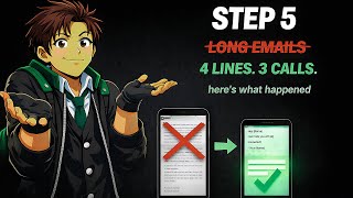 Step 5: I Stopped Writing Long Cold Emails. Here's What Happened.