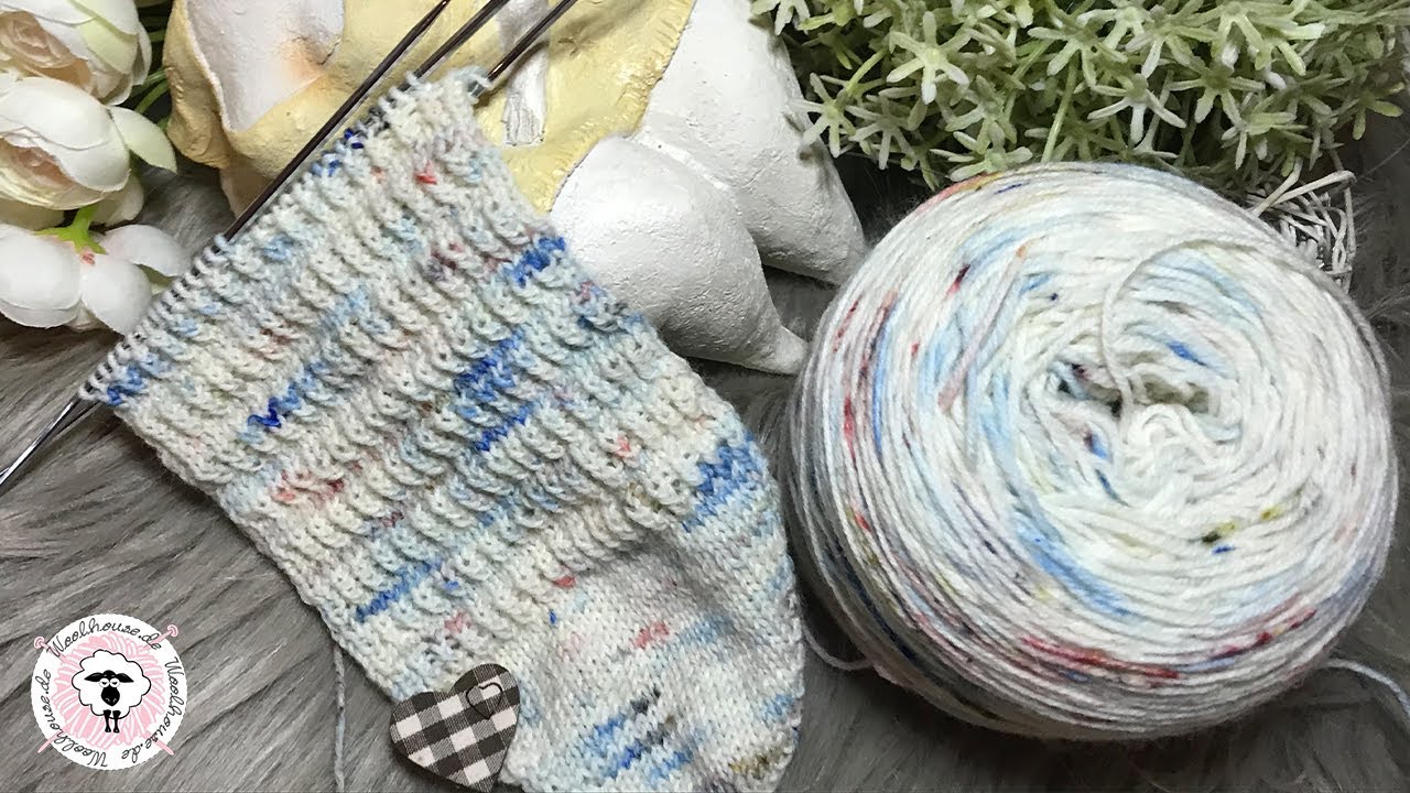 Sockenmuster stricken / Strickanleitung Socke / Woolhouse.de