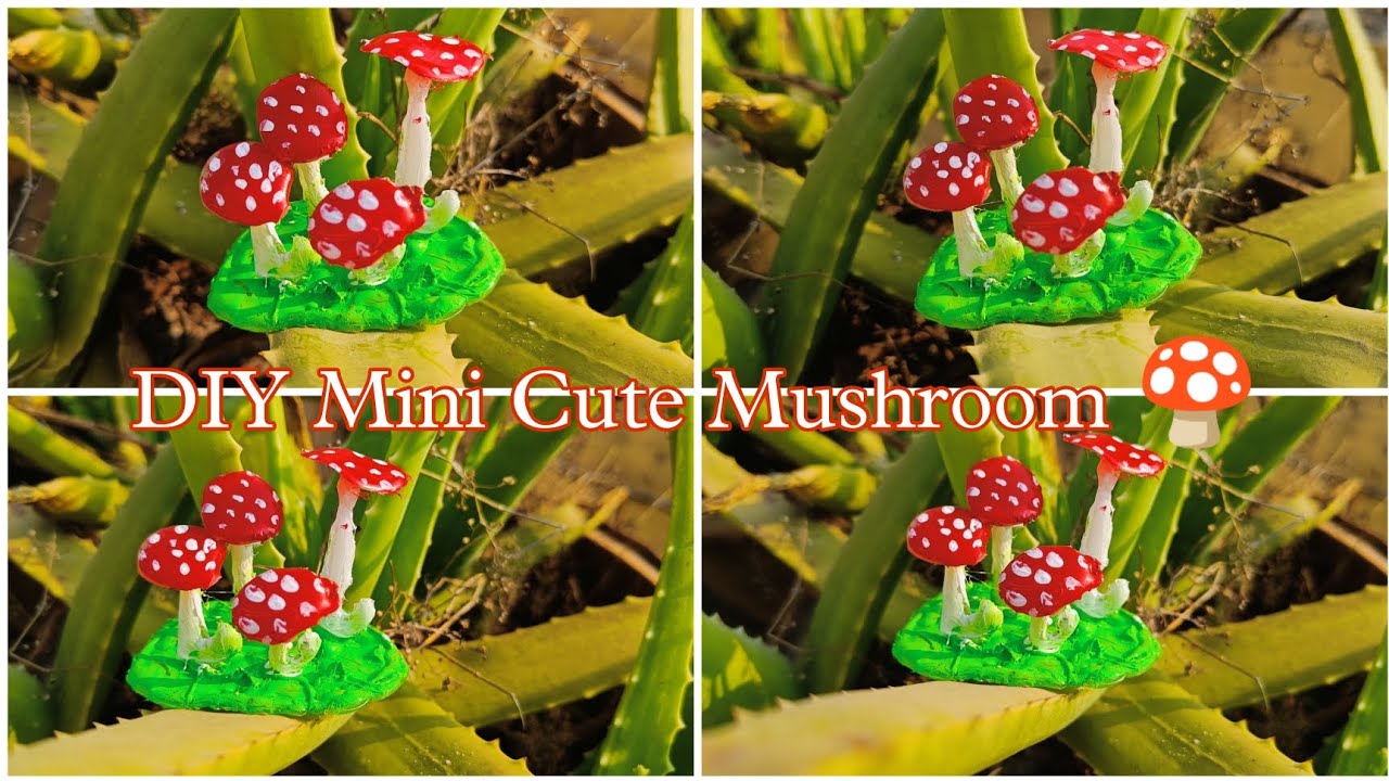Making Hot Glue Mushrooms Cute mushroom out of hot glue Wishy Ishie