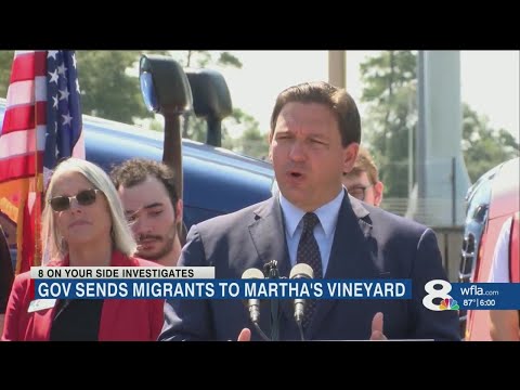 DeSantis defends controversial order to fly migrants to Martha’s Vineyard