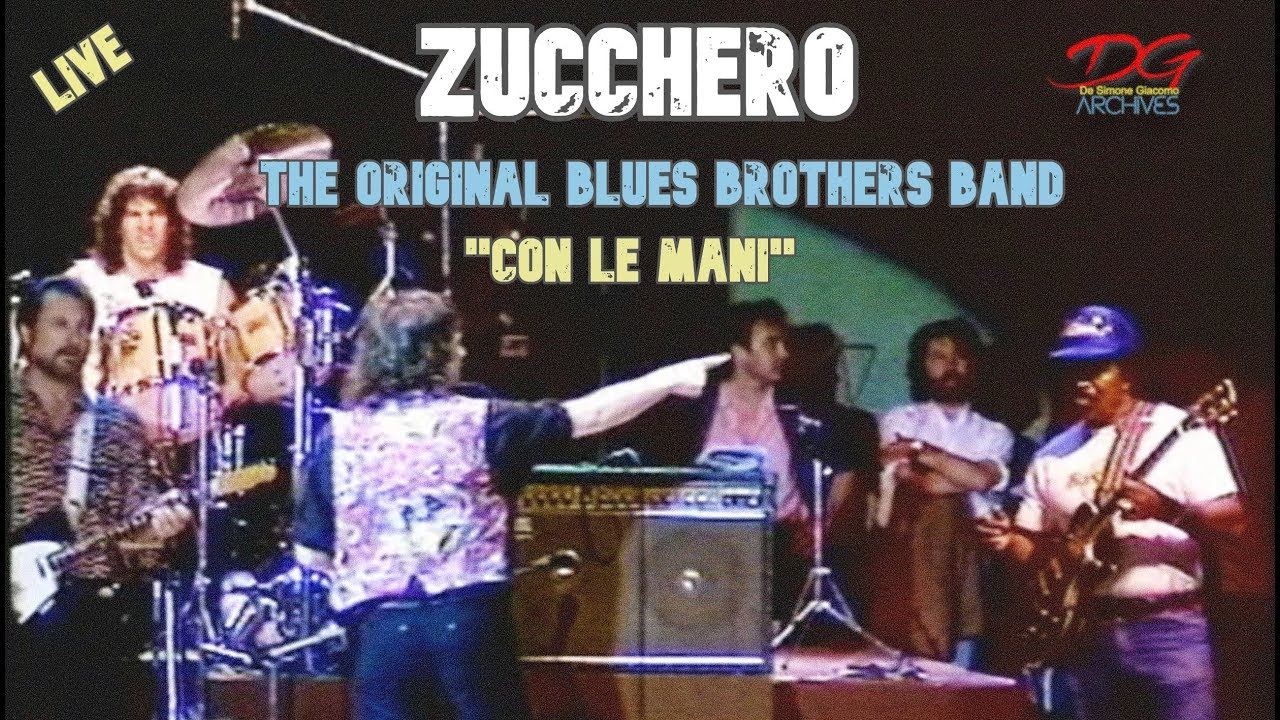 ZUCCHERO ''CON LE MANI'' & THE ORIGINAL BLUES BROTHERS BAND YouTube