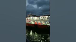 View Sore Hari di Atas Kapal Laut...