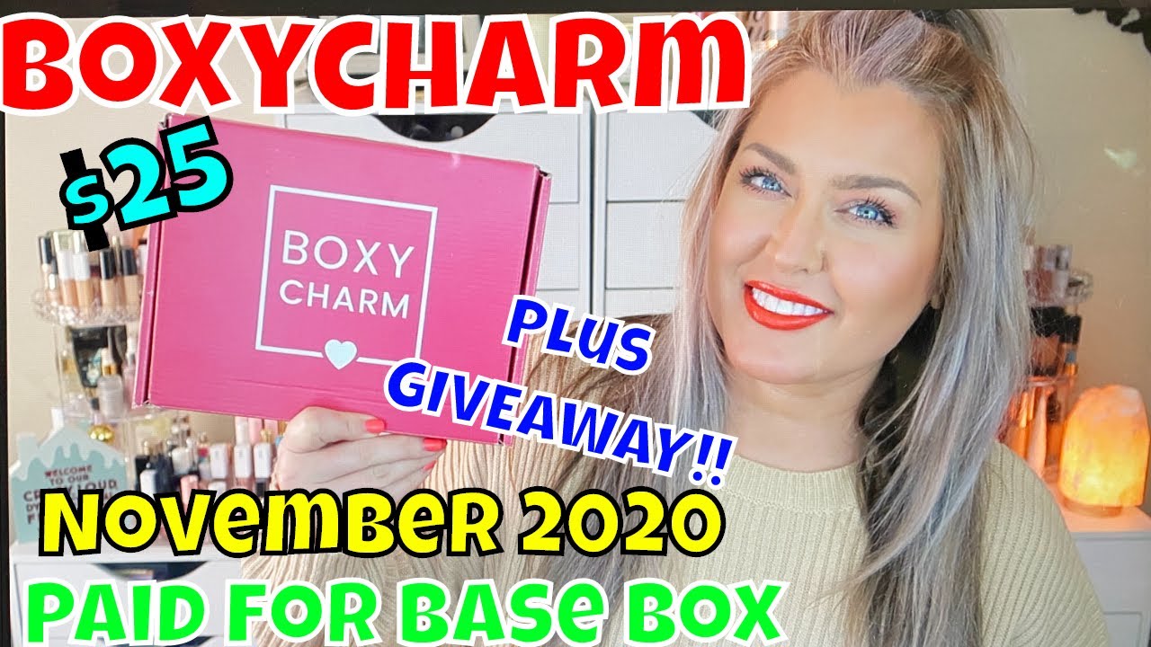 November 2020 Boxycharm Base Box Unboxing Paid Box Plus a Giveaway