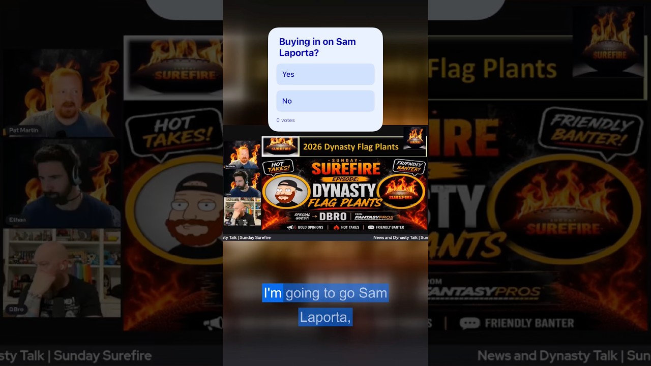 Buying in on Sam Laporta #nfl #fantasyfootball