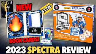 CRAZY HIGHEND CARDS (BIG STROUD & NEBULA)!  2023 Panini Spectra Football FOTL Hobby Box Review