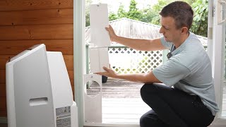 How to Install Portable AC in a Slide Door - Step by Step
