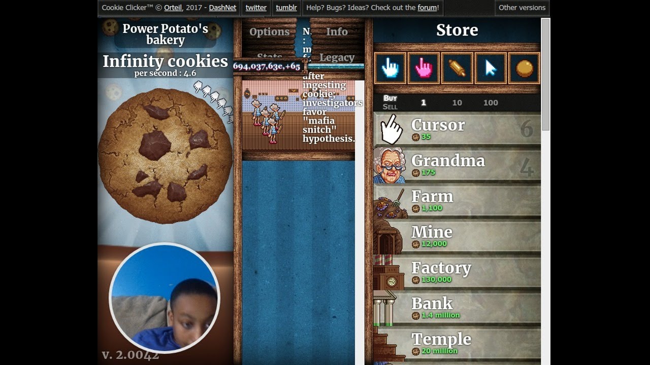 Cookie Clicker play #2 - YouTube