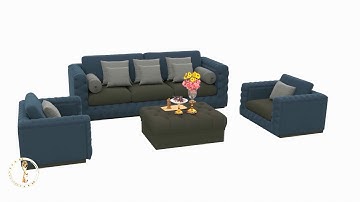 3DS MAX VRAY RENDER SETTING FREE 3D MODEL SOFA 3D LOUNGE SET