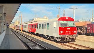 Abfahrt des 8073 081-6 und 1116 080-3 am REX 1784 in Linz Hbf am 9.10.2026