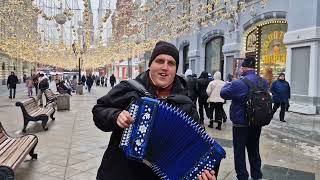 'Коробейники'- Народная Песня Под Гармонь В Москве!