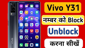 how to block number vivo y31/vivo y31 me number block unblock kaise kare/blacklist setting vivo y31