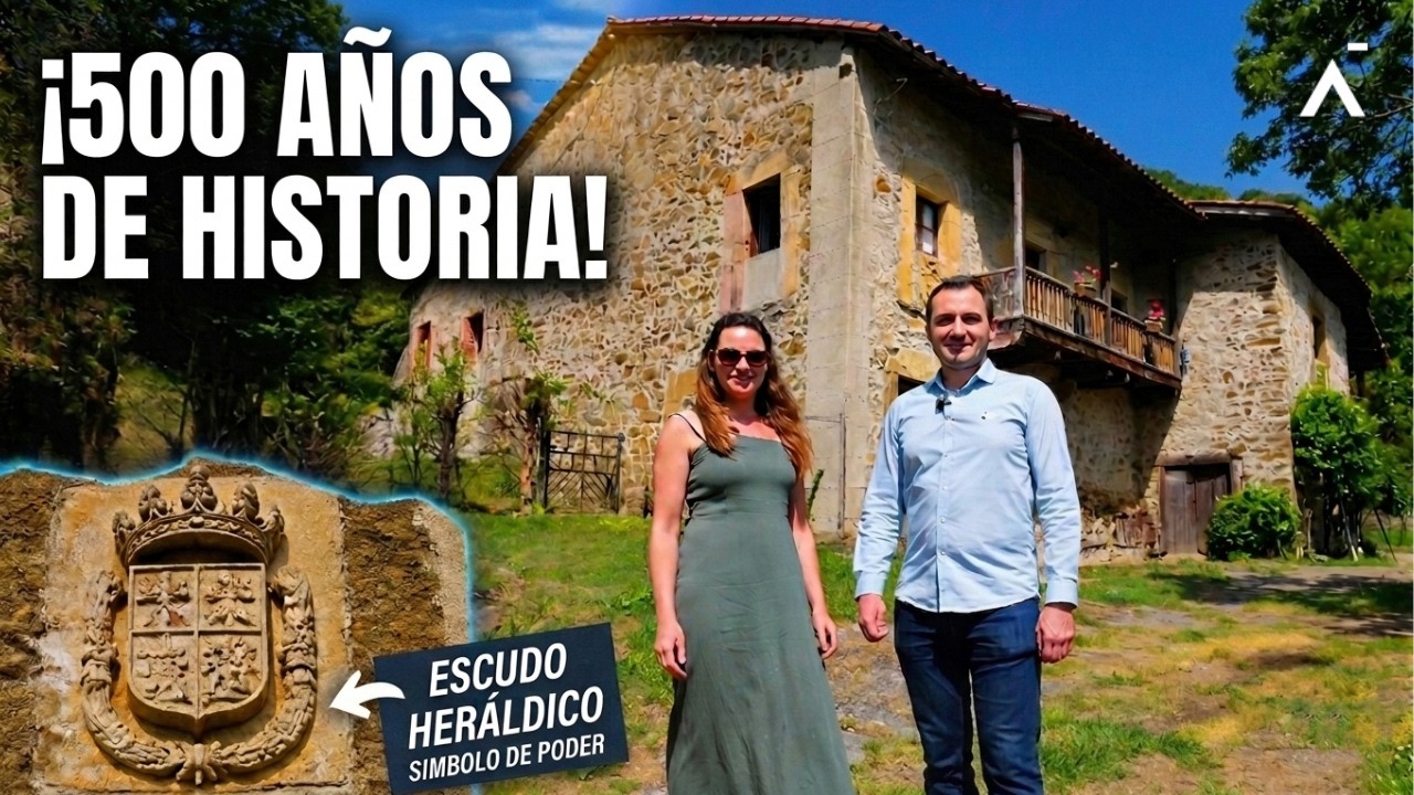 Casona solariega del siglo XVI en Asturias | Escudo heráldico y 500 años de historia