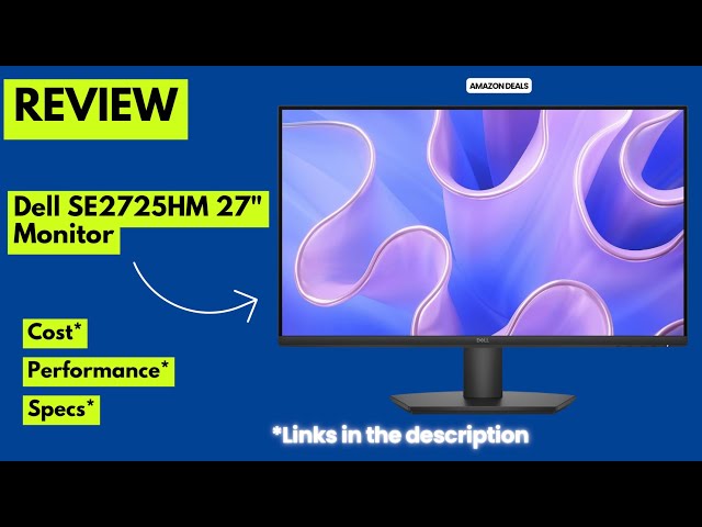 【新品】2025年モデル DELL 27インチモニター SE2725HM Dell 27 Computer Monitor - SE2725H | Dell USA