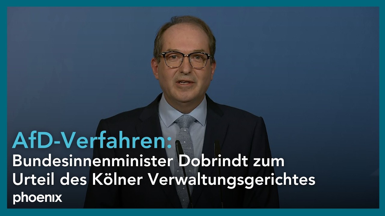 Alexander Dobrindt (CSU, Bundesinnenminister) zum heutigen AfD-Urteil | 26.02.2026