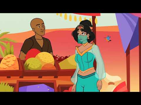 Aladdin E A Lâmpada Maravilhosa Série Episodio 2 Os Dois Gênios Conto Desenho Animado 