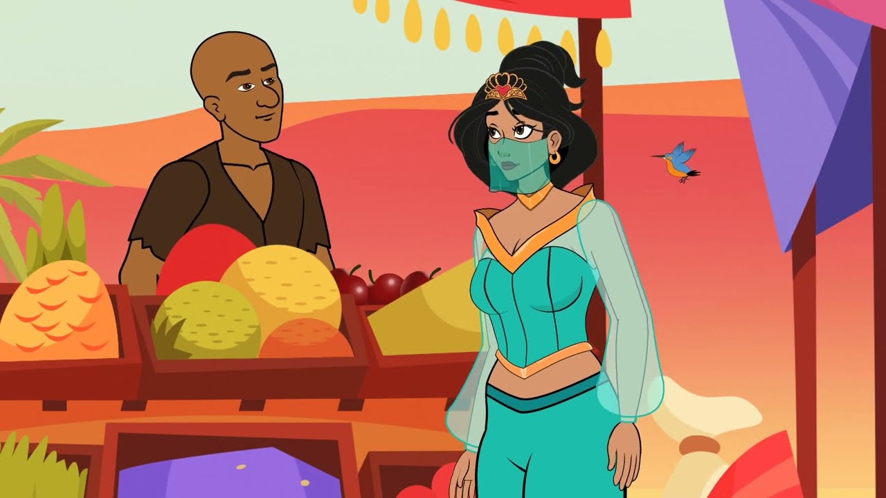 Aladdin e a Lâmpada Maravilhosa | Série - Episodio 2 | Os Dois Gênios | Conto | Desenho Animado