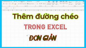 Thêm đường chéo trong ô trong Excel một cách nhanh chóng
