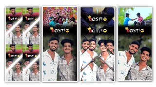 👀Instagram Trending DOSTI Video Editing Alight Motion || 🫂DOSTI Trending video Song Editing Kannada  screenshot 1