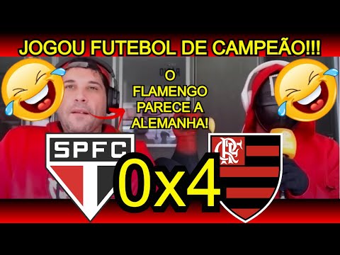 🤣[VAMOS RIR] REACT RÁDIO ENERGIA 97 TORCEDOR REVOLTADO SÃO PAULO 0X4 FLAMENGO