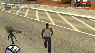 GTA SA:MP  Mounted Minigun (Machine gun) v1.1 by GangSteR]