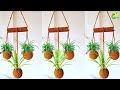 LOCK DOWN! Easy & Simple Hanging Planters/Garden Decoration//ORGANIC GARDEN