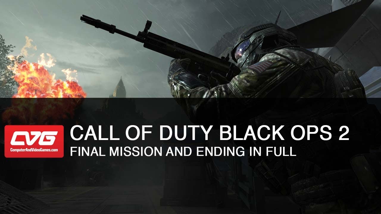 Call of Duty Black Ops 2 Final mission and ending in full YouTube