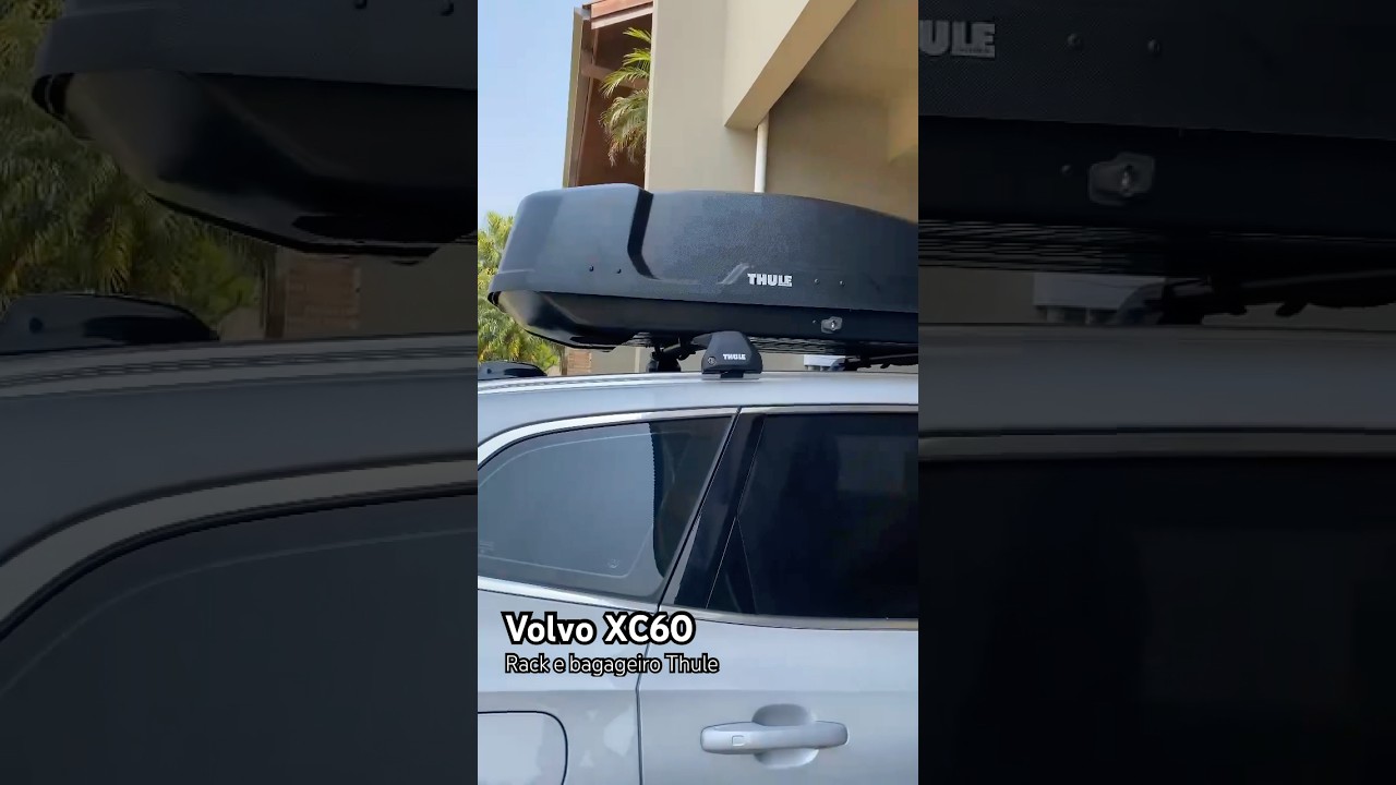 Rack Thule Wingbar Edge e Force M em um Volvo XC60