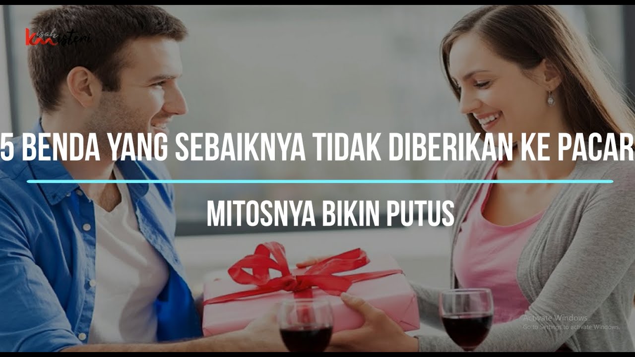 5 Benda yang Sebaiknya Tidak Diberikan ke Pacar, Mitosnya Bikin Putus #kismis