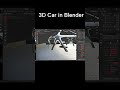 Detailed 3D model of a supercar created in Blender. #Blender3D #3DModeling #1Million #AutomotiveArt