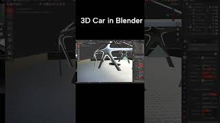 Detailed 3D model of a supercar created in Blender. #Blender3D #3DModeling #1Million #AutomotiveArt