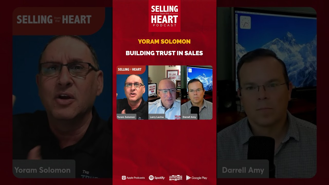 Building Trust in Sales with Yoram Solomon  #podcast Building Trust in Sales with Yoram Solomon  #podcast