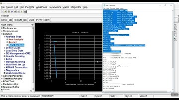 Creep simulation in ANSYS. APDL Scripting.