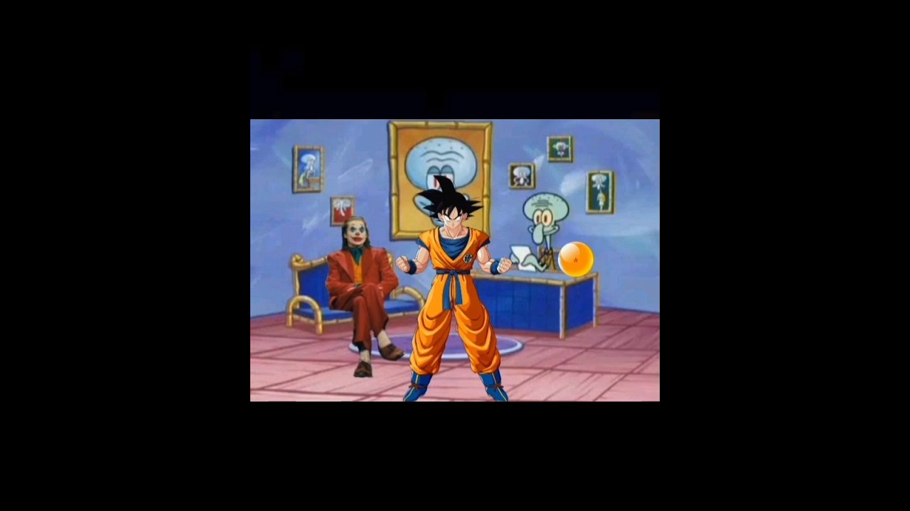 Joker vs Goku on Squidward Chat #shorts #joker #dragonballz