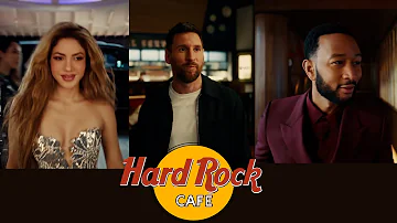 Lionel Messi, John Legend y Shakira se unen en Come Together para Hard Rock