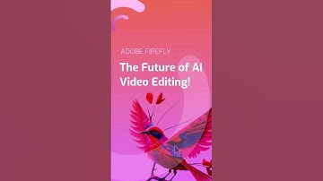 ADOBE FIREFLY: The Future of AI Video Editing! #artificialintelligence #adobe