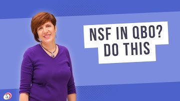 How to enter NSF (bounced) Checks in QuickBooks Online