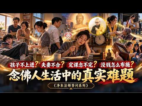 孩子不上进？夫妻不合？定课念不完？没钱怎么布施？——念佛人生活中的真实难题｜净本法师开示 | 《答问系列》