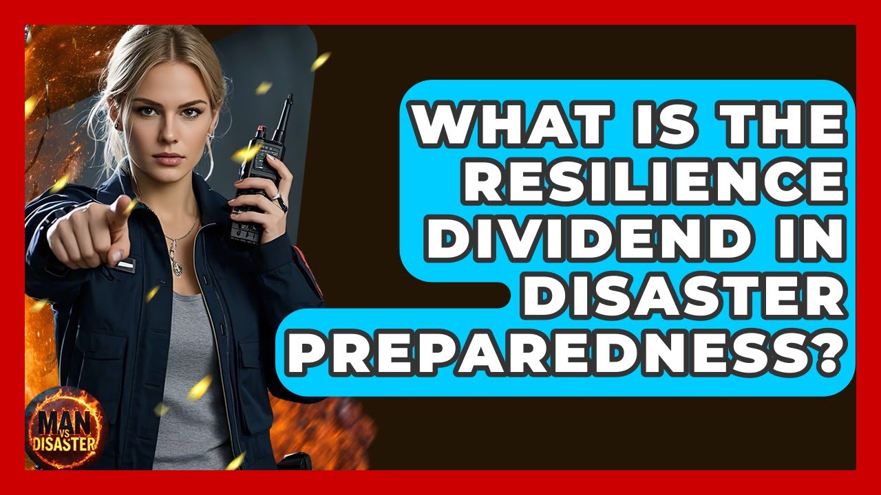 What Is The Resilience Dividend In Disaster Preparedness? - Man vs. Disaster