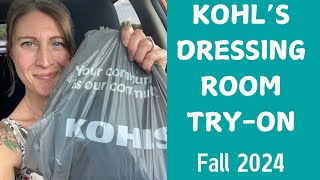 KOHL’S Dressing Room Try-On | Fall 2024 | Working on a Capsule Wardrobe!
