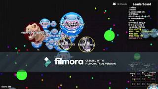 Agario montage Splitrun Tricksplit Revenge On AirWeb livestream and random lobby