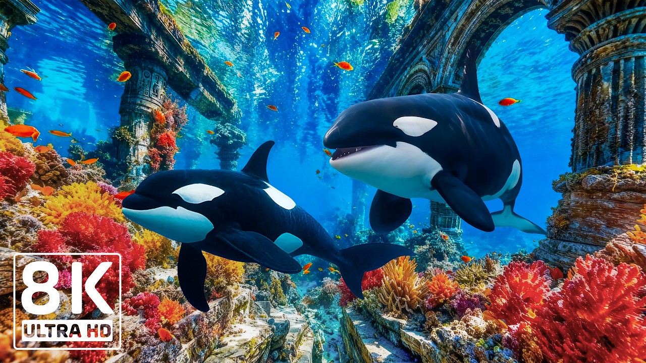 Ocean Wonders 8K ULTRA HD – Beautiful Marine Life & Relaxing Ocean
