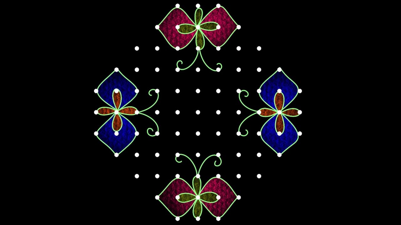 Sankranthi muggulu |pongal rangoli designs |chukkala muggulu 