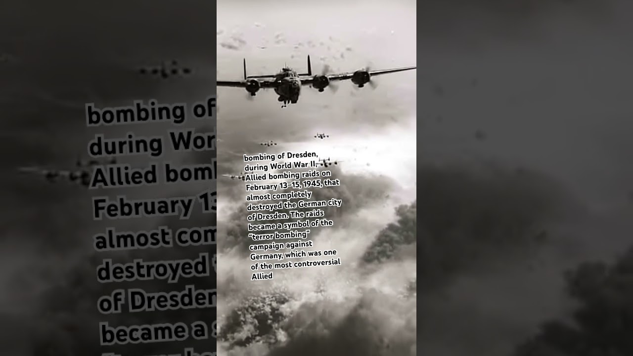bombing of Dresden “terror bombing” 