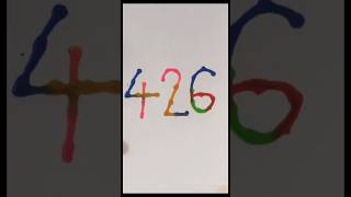 426 number drawing | drops bole magic tale 💧🎨  #shorts #art