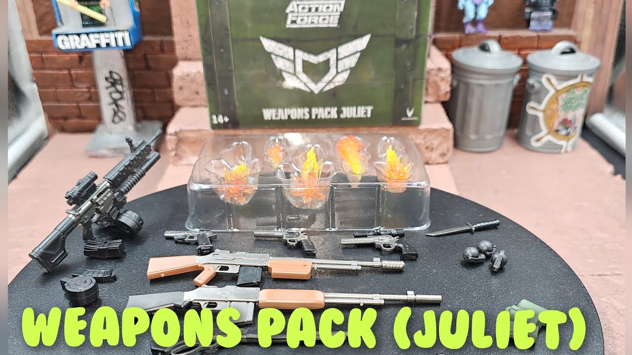 VALAVERSE ACTION FORCE SERIES 5 , WEAPONS PACK ( JULIET) REVIEW