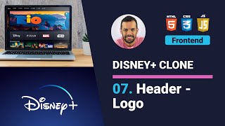 Disney+ Clone (HTML, CSS e Javascript) - Parte 07: Header (Logo)