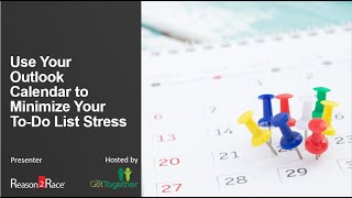Use your Outlook Calendar to minimize your “To-do list stress”