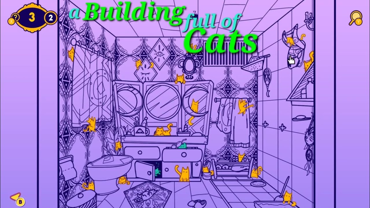 More I Spy Cat games! (a Building full of Cats)